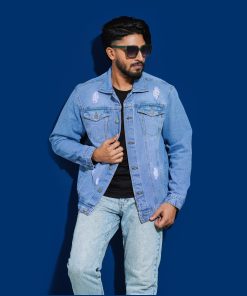 Stylish Casual Denim Jacket For Men
