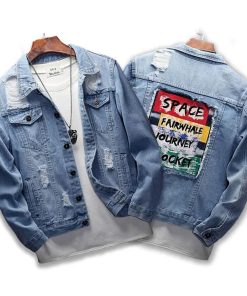 Stylish Casual Denim Jacket For Men