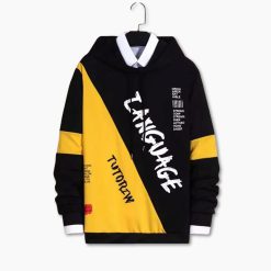 Stylish Color Combined Hoodie (9)