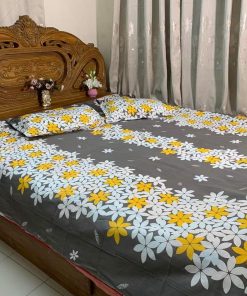 3 pieces king size BedSheet set (3)