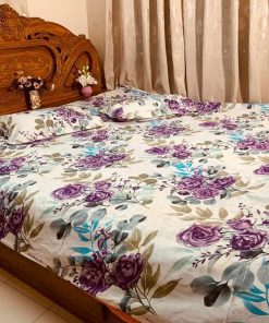 3 pieces king size BedSheet set (4)