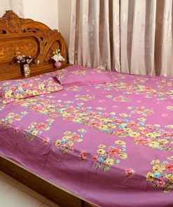 3 pieces king size BedSheet set (5)
