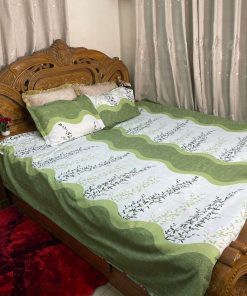 3 pieces king size BedSheet set (7)