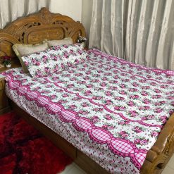 3 pieces king size BedSheet set (8)