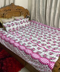 3 pieces king size BedSheet set (8)