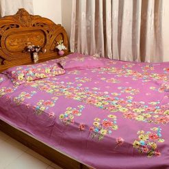 3 pieces king size BedSheet set (9)