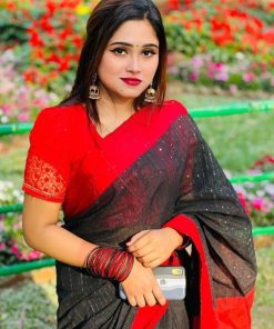 Half shilk sharee