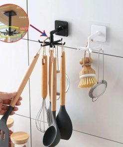 360 degree kitchen hanger hooks