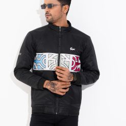 Stylish Export Padding Jacket- Original Black white