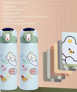 450ml STAINLESS STEEL INSULATED FLASK WITH TEMPERATURE DISPLAY WATER BOTTLE