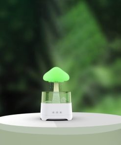5 IN 1 Bluetooth Speaker Rain Cloud Humidifier, switchable 7 colors, 450ml capacity super quiet, intelligent anti-dry function