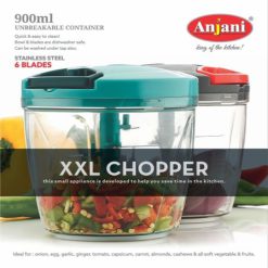 Anjani 2 in 1 XXL Chopper 6 blades