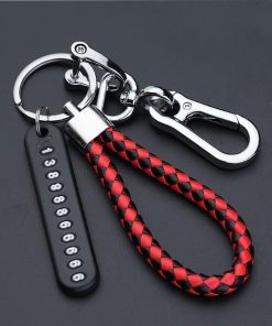 Anti-lost keychain with Mobile Number for Bicycle Car Auto Motor Cycle Key Ring Gift