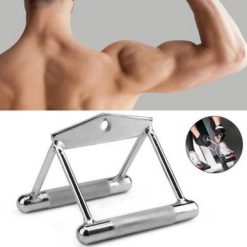 BRADOO-Multi Gym Cable Attachment V Handle Double Row Close Grip Lat Bar Bodybuilding