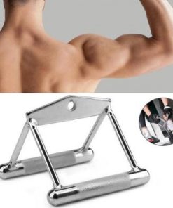 BRADOO-Multi Gym Cable Attachment V Handle Double Row Close Grip Lat Bar Bodybuilding