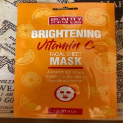 Beauty Formulas Brightening Vitamin C Facial Sheet Mask