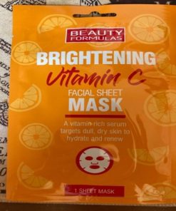 Beauty Formulas Brightening Vitamin C Facial Sheet Mask