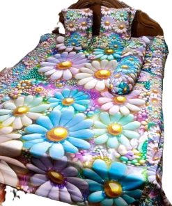 China Premium 3D Design Bed Sheet (7)