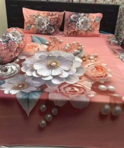 China Premium 3D Design Bed Sheet (11)