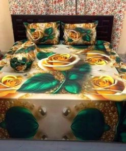China Premium 3D Design Bed Sheet (8)