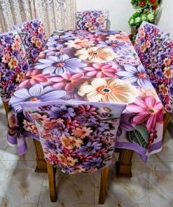 China Premium 3D Print Table Cloth Set (10)