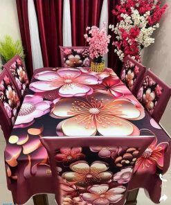 China Premium 3D Print Table Cloth Set (19)