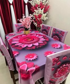 China Premium 3D Print Table Cloth Set (26)