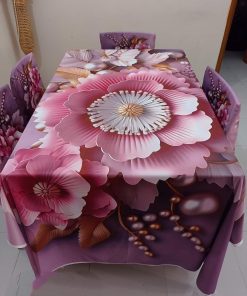 China Premium 3D Print Table Cloth Set (29)