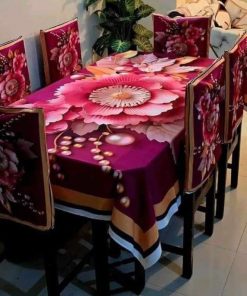 China Premium 3D Print Table Cloth Set (4)