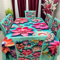 China Premium 3D Print Table Cloth Set (6)