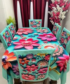China Premium 3D Print Table Cloth Set (6)