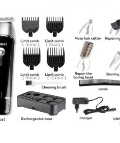 Kemei KM 1015 Grooming Kit 10 in 1 Hair Trimmer