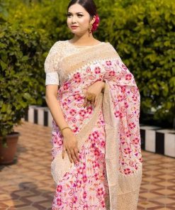 Fashionable Half Silk Saree