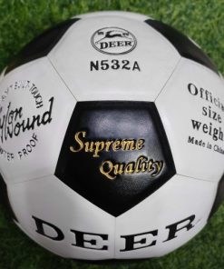 Football size 5- DEER- Black and White - Football