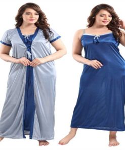Full Length Women Robe Nighty-04
