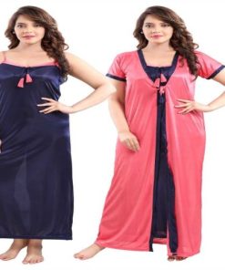 Full Length Women Robe Nighty-12