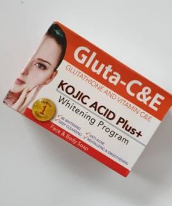 Gluta-C&E Glutathione And Vitamin C&E Kojic Acid Plus Whitening Face and Body Soap-135gm