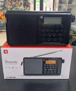 KTF-1715 Bluetooth, TF Card & FM/MW/SW 3 Bands Radio & Clock Supported Digital Display Speake