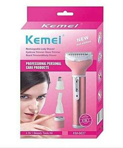 Kemei Shaver 4 in 1 Rechargeable Trimmer Women