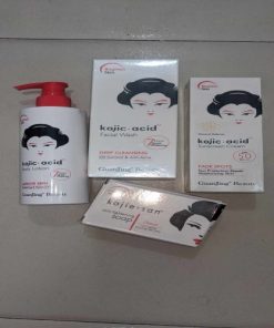 Kojic acid Whitening Combo 4in1 (Lotion,Soap, Face Wash , Sun cream)