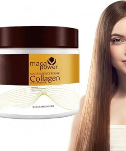 Maca Power Collagen Keratin Hair Mask Essence for Dry Damaged Hair 500ml