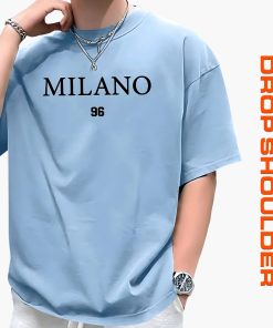 Men's Stylish Drop Shoulder- Milano Blue