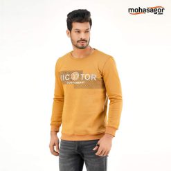 Men's Stylish Sweatshirt- Victor Golden