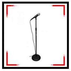 Microphone Mobile Stand 10inchi