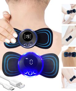 Smart Mini Neck Massager Portable Electronic Stick Double