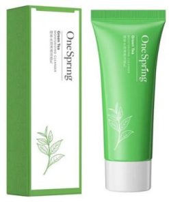 One Spring Green Tea Facial Cleanser Refreshing Moisturizing Skin Care -100gm