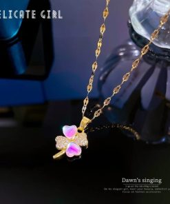 Pink Flower Pendant