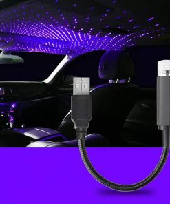 Portable Projector Lamp & Adjustable Romantic Star Light Decor for Car Interior Ceiling Bedroom Party and More M8
