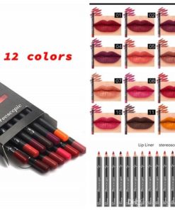 Pudaier Matte Lipliner Set 12 pcs