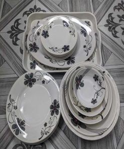 Rojonigondha melamine dinner set (19 Pieces)